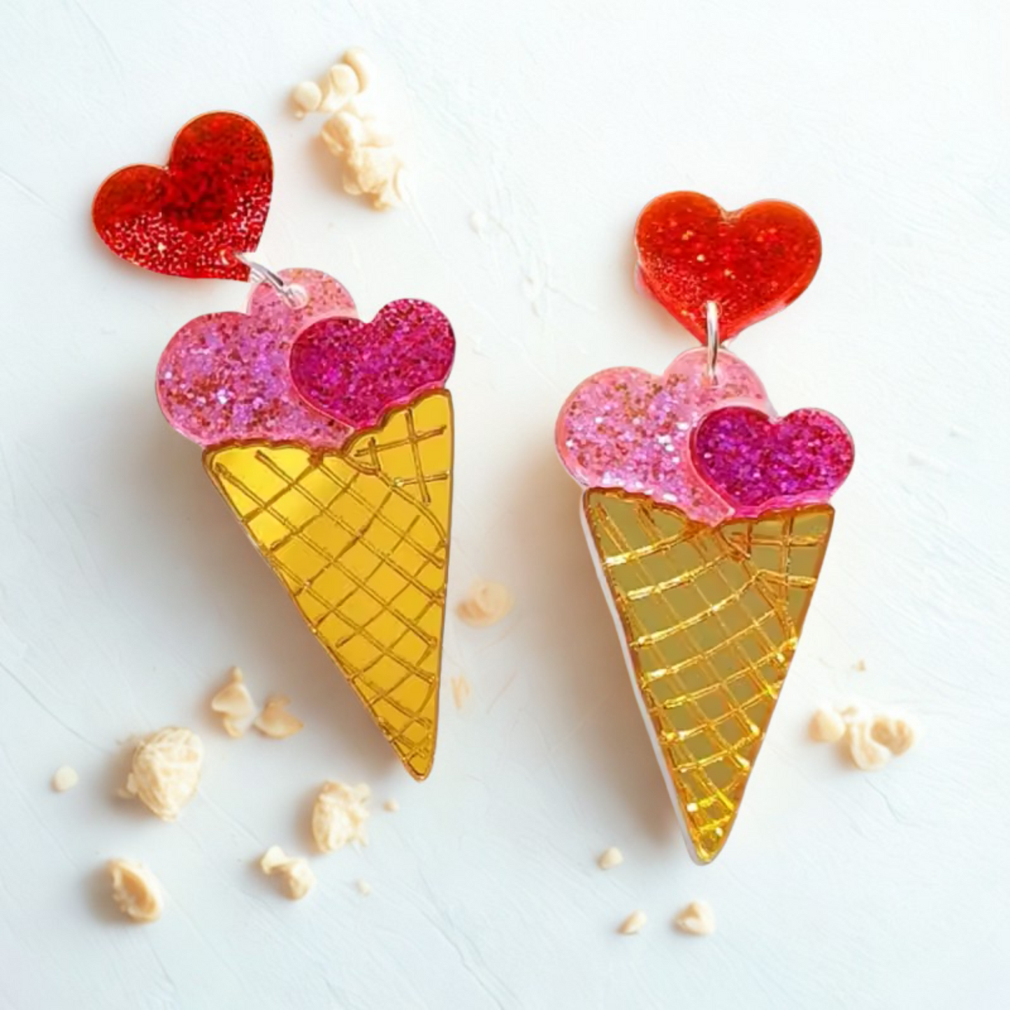 Ice Cream with Hearts