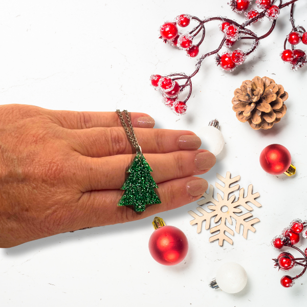 Christmas Tree Necklace