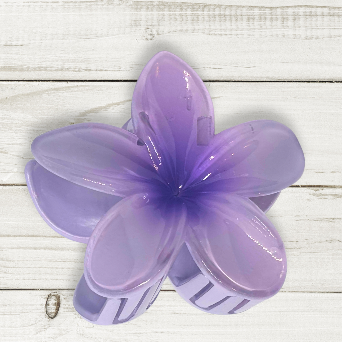 Flower Hair Clip - Purple