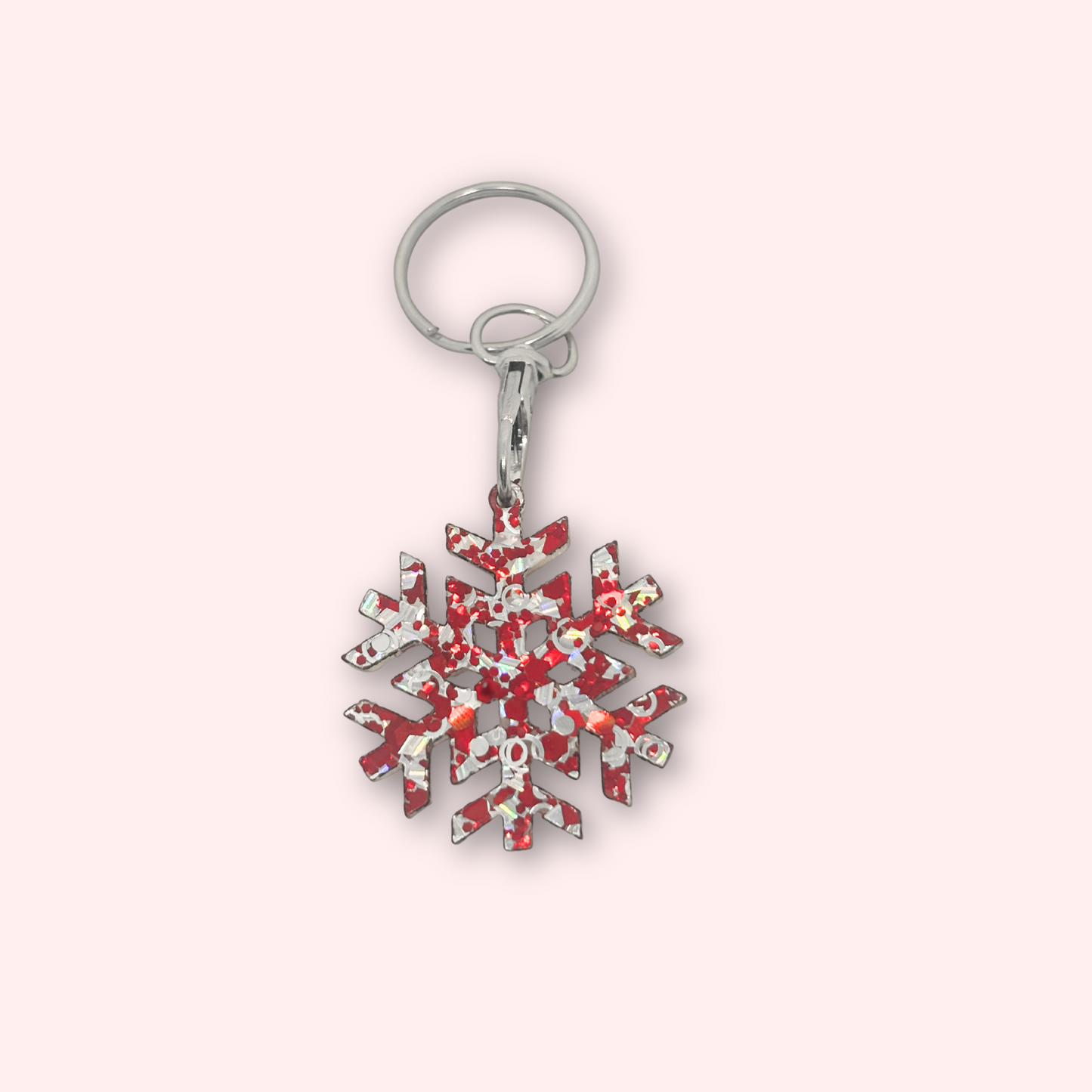 Snowflake Keychain