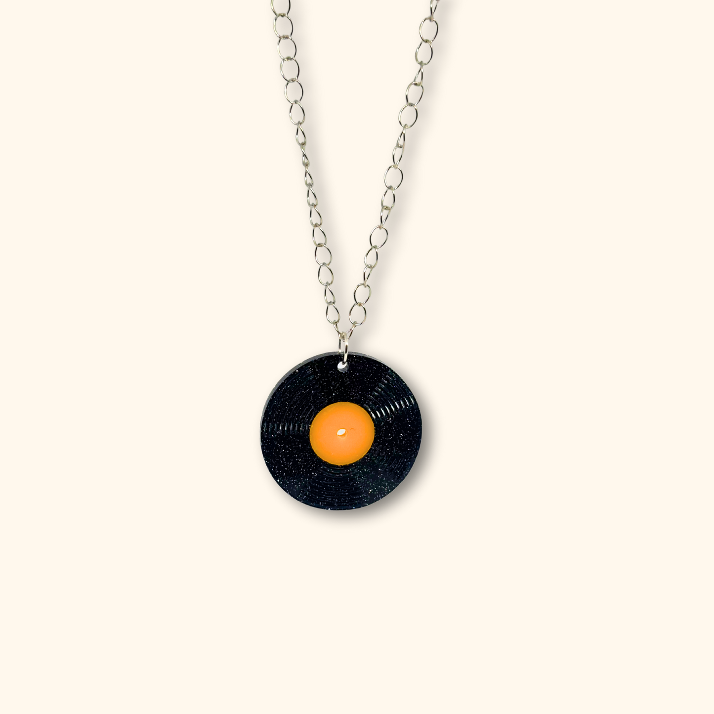 Vinyl Record Necklace
