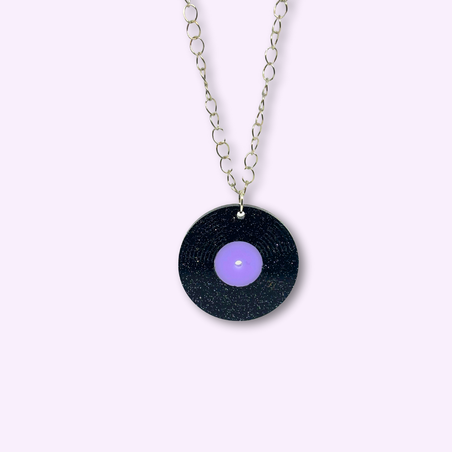 Vinyl Record Necklace