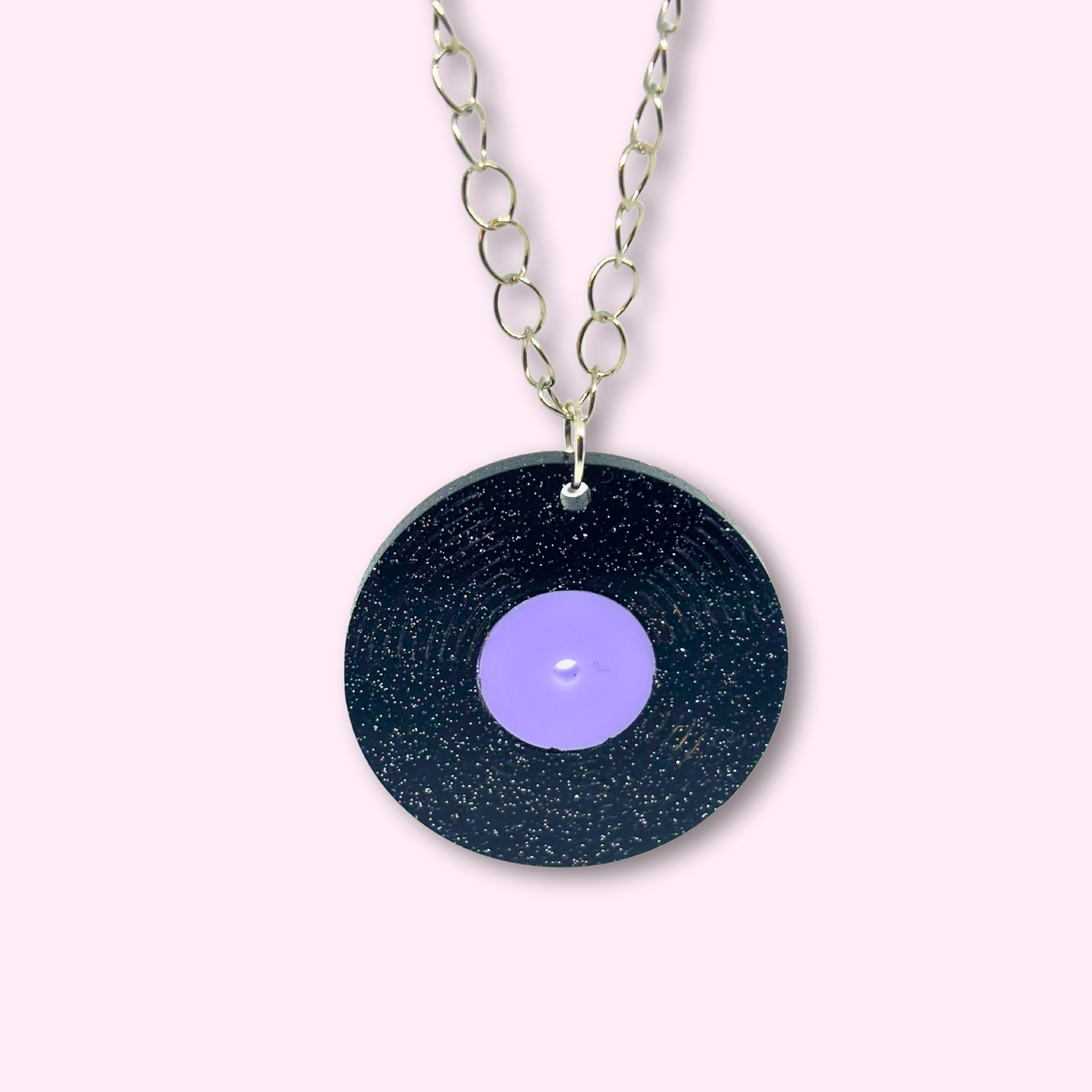 Vinyl Record Necklace