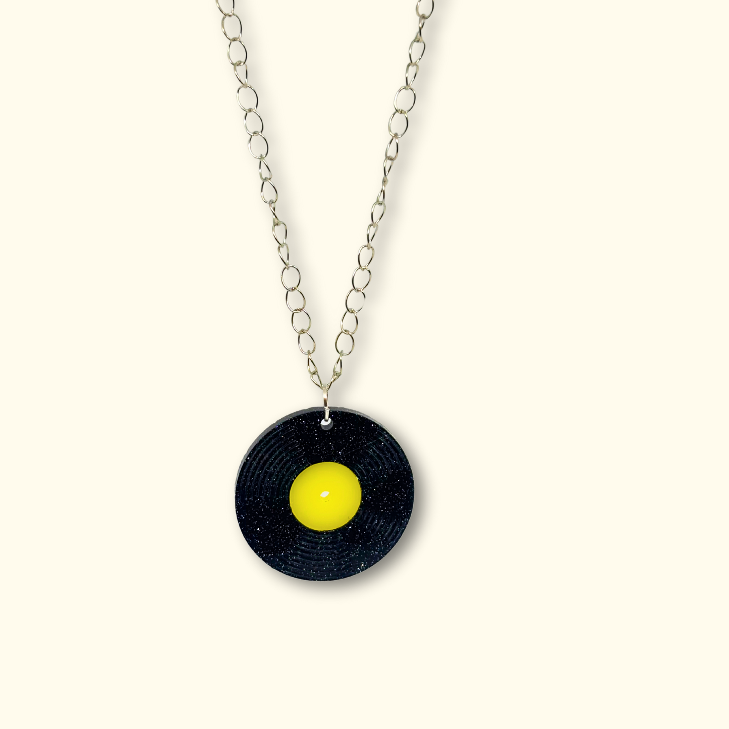 Vinyl Record Necklace
