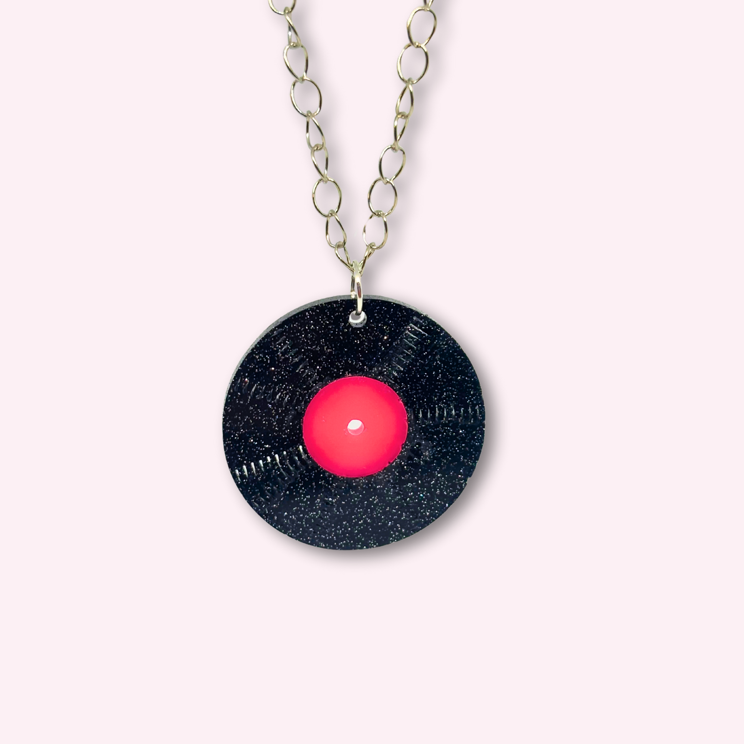 Vinyl Record Necklace