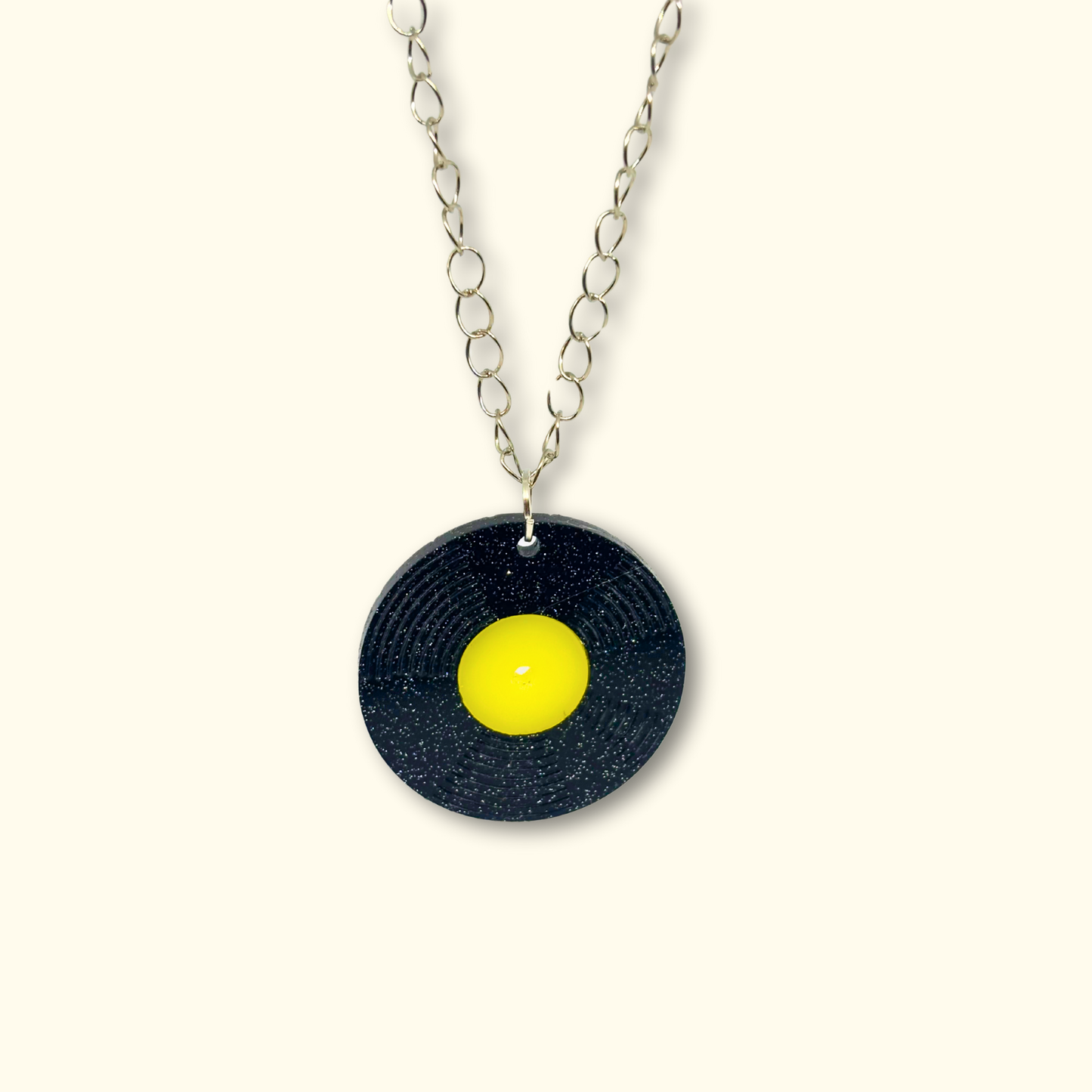 Vinyl Record Necklace