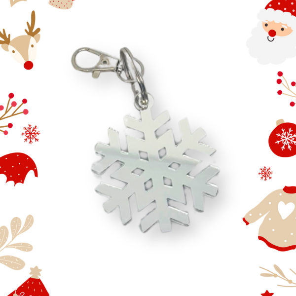 Snowflake Keychain