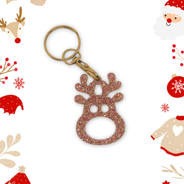 Reindeer Keychain