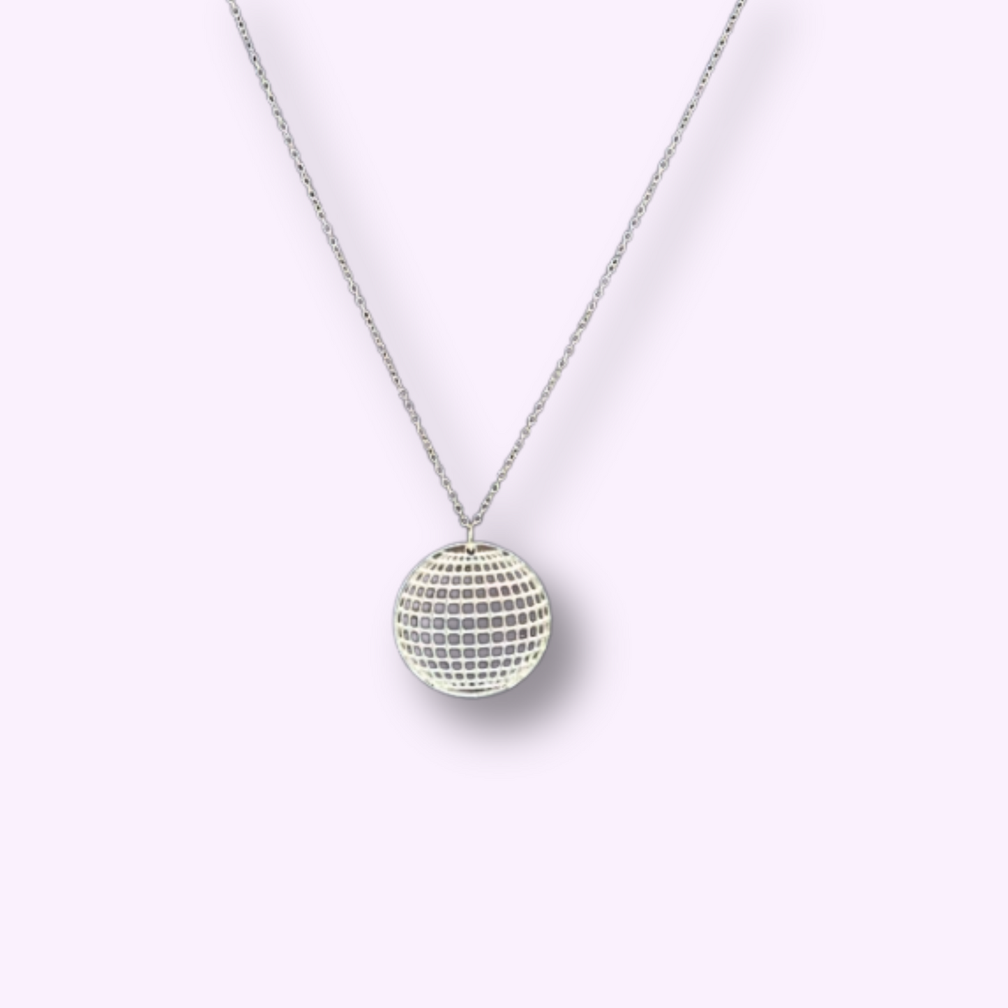 Disco Ball Necklace