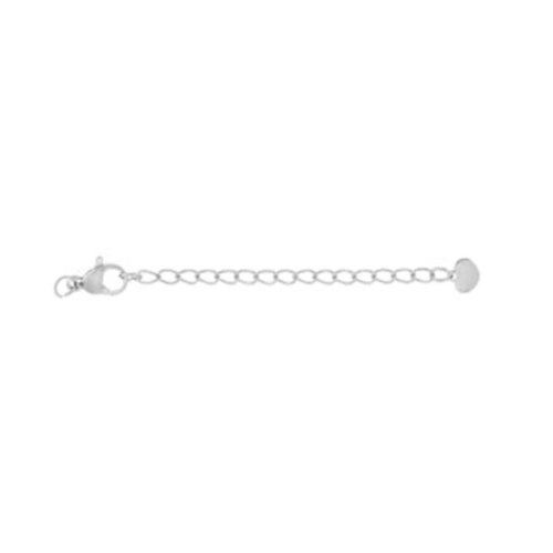 2 inch (5 cm) Silver-Plated Chain Extender