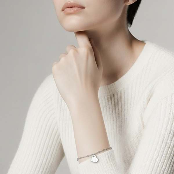 Heart Charm Bracelet