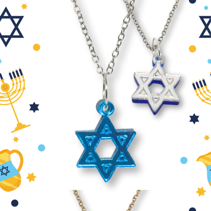 Reversible Magen David Necklace