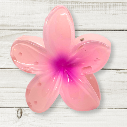 Flower Hair Clip - Light Pink