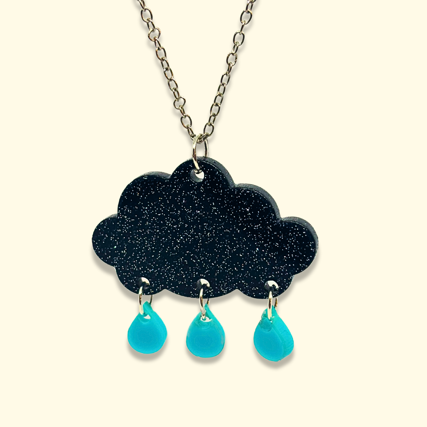 Rain Cloud Necklace