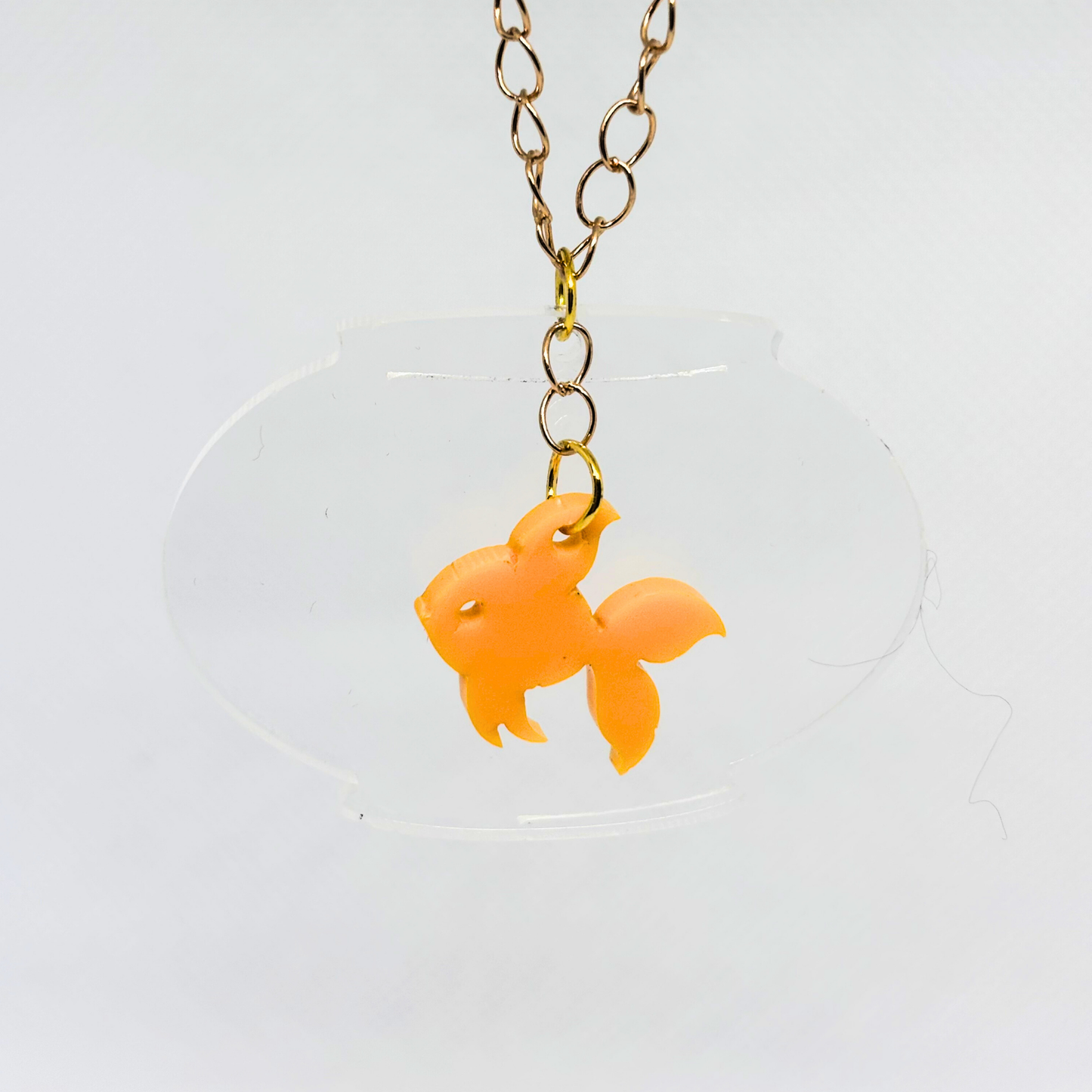 Gold Fish Necklace
