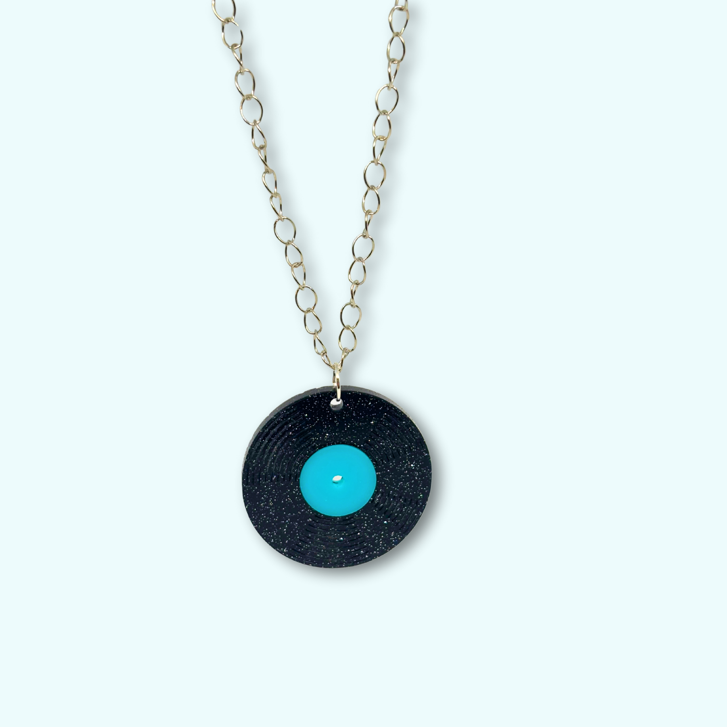 Vinyl Record Necklace