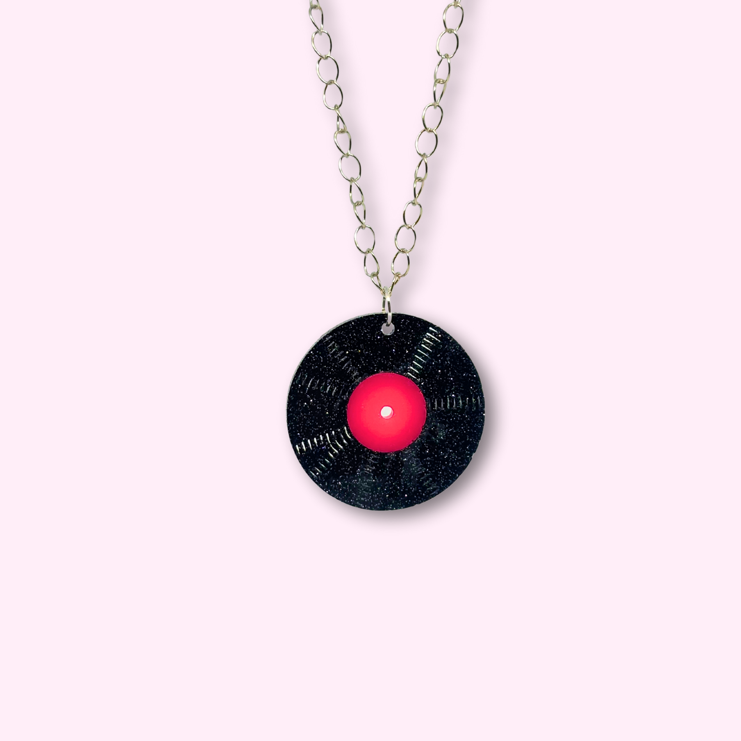 Vinyl Record Necklace