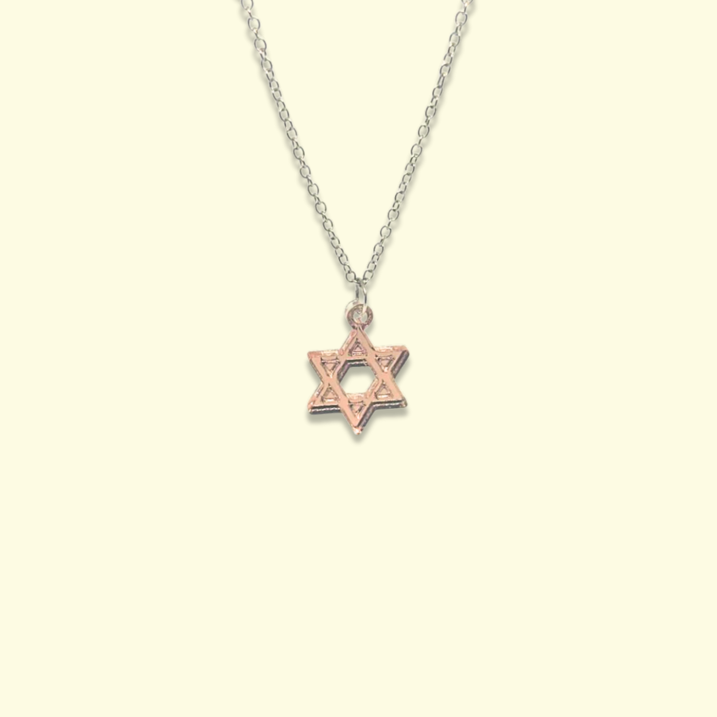 Star of David Charm Necklace