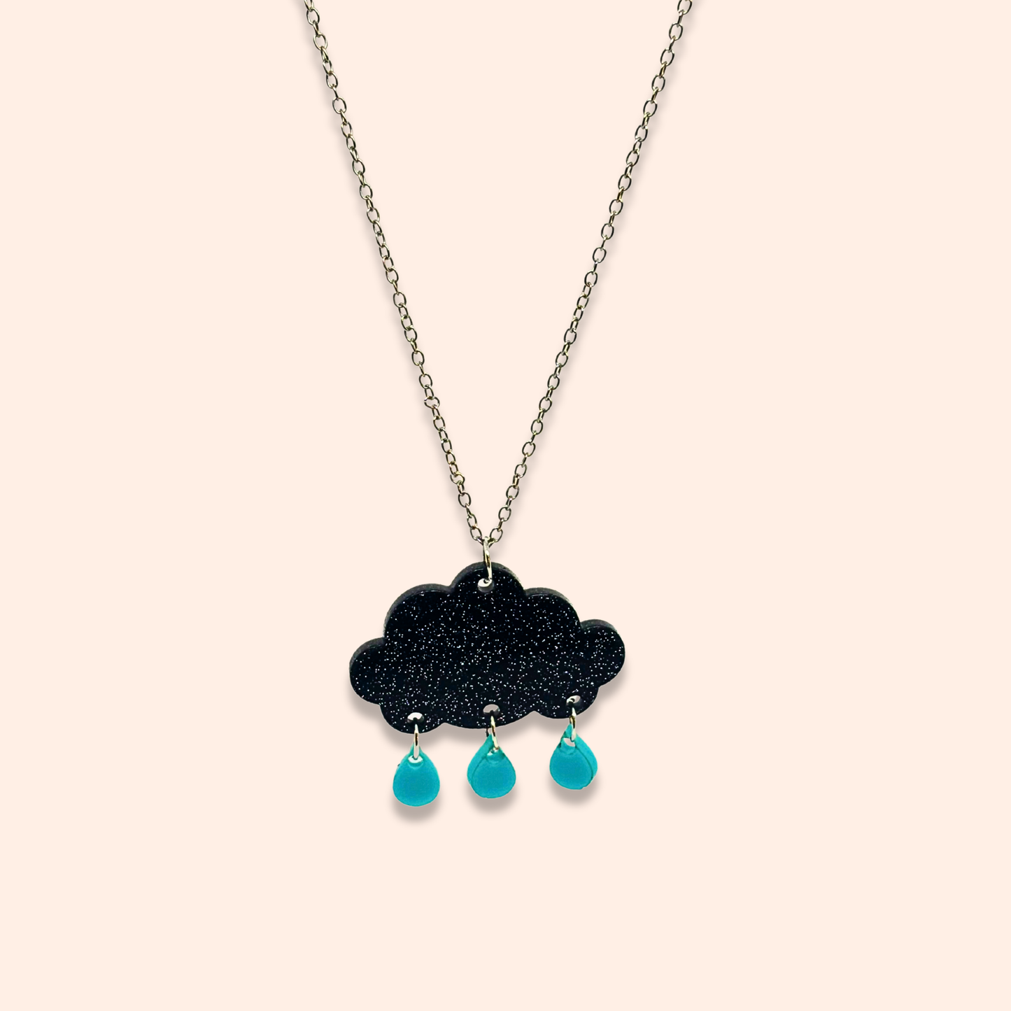 Rain Cloud Necklace