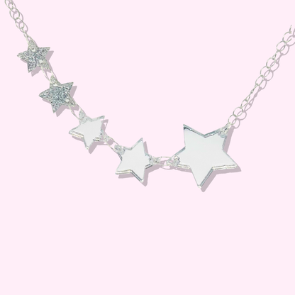 Shooting Stars - Silver or Pink Mirror