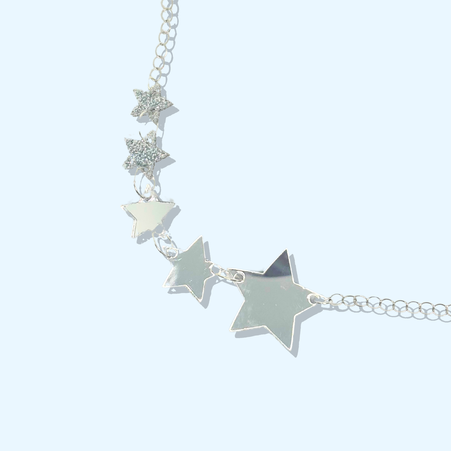 Shooting Stars - Silver or Pink Mirror