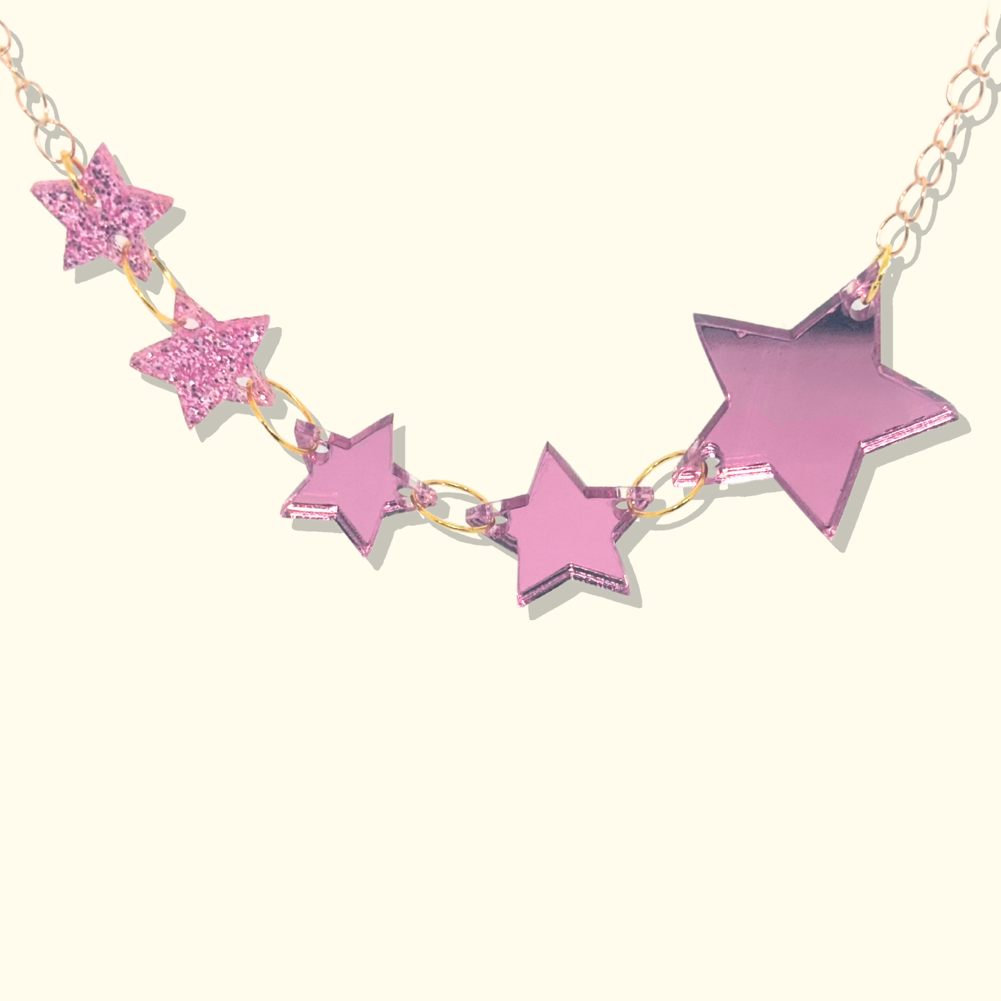 Shooting Stars - Silver or Pink Mirror