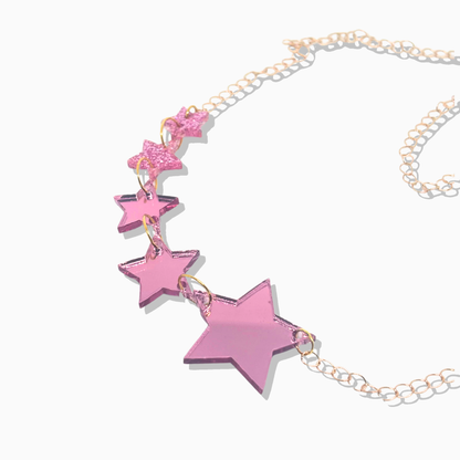 Shooting Stars - Silver or Pink Mirror