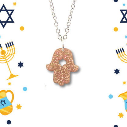 Bronze Magen David (Star of David) Hamsa
