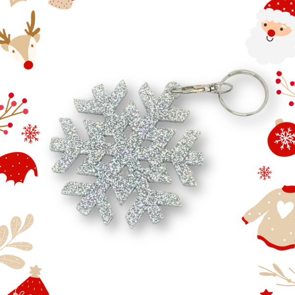 Extra  "Sass" Snowflake Keychain