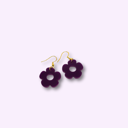 Bloom Flower Charm Earrings
