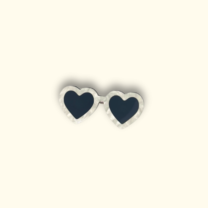 Heart Sunglasses Pin