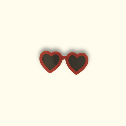 Heart Sunglasses Pin