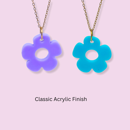 Bloom Flower Pendant Necklace