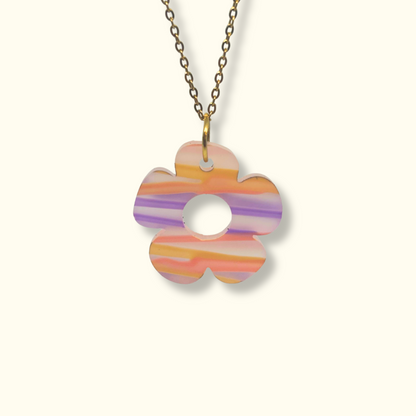 Bloom Flower Pendant Necklace