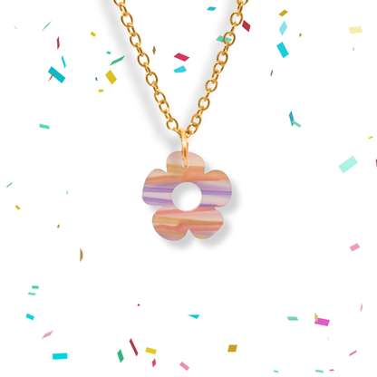 Bloom Flower Pendant Necklace