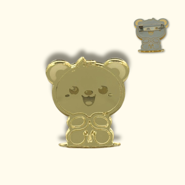 Kawaii Teddy Bear Pin