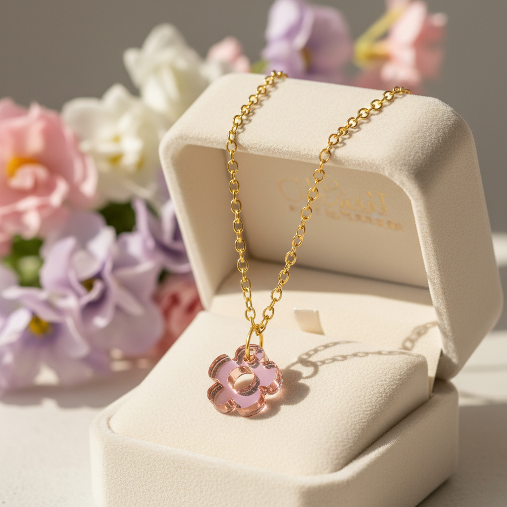 Bloom Petal Pop Charm Necklace
