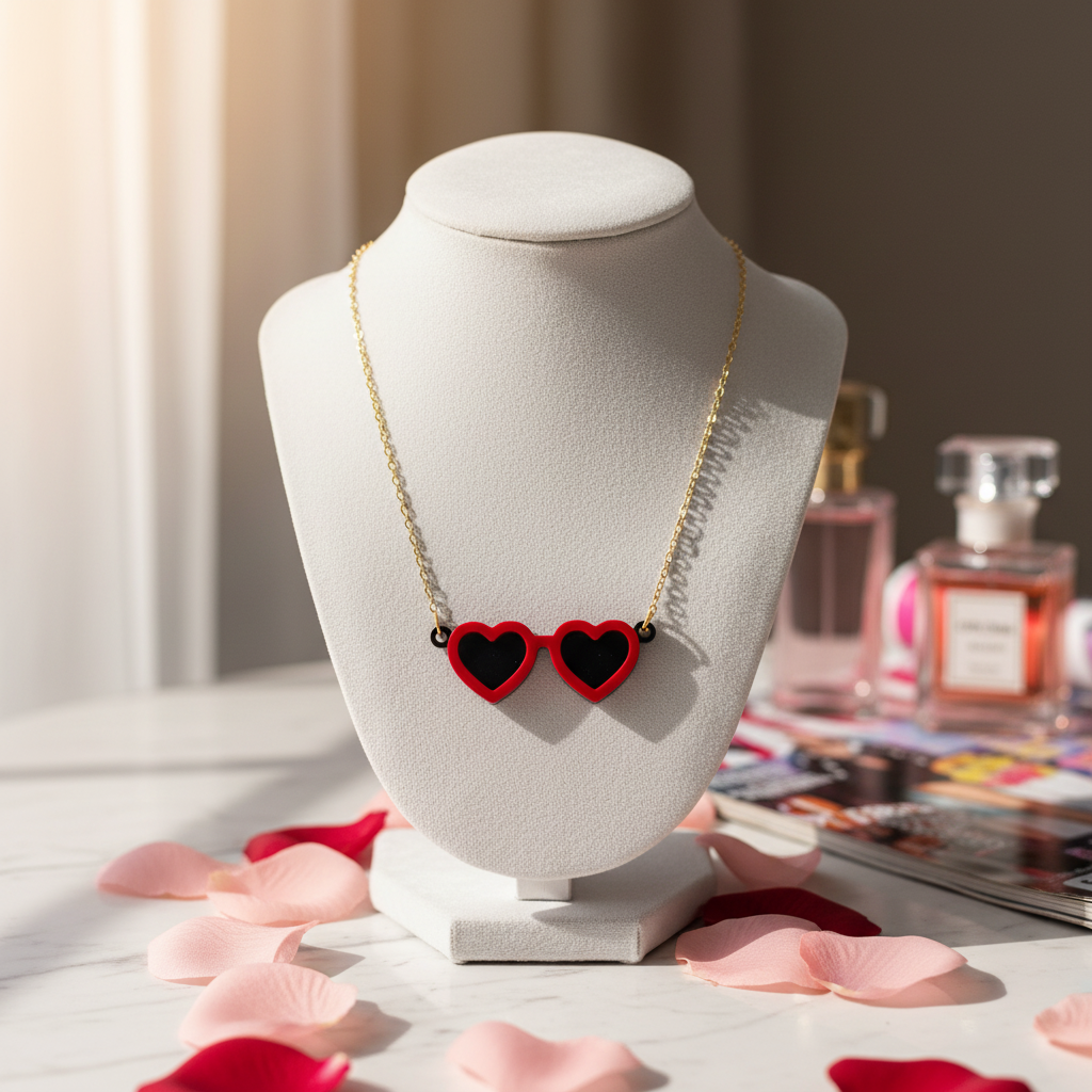 Retro Sunglasses Necklace