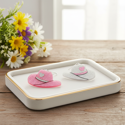 Cowgirl Hat Earrings