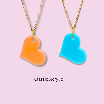 Love Heart Pendant Necklace