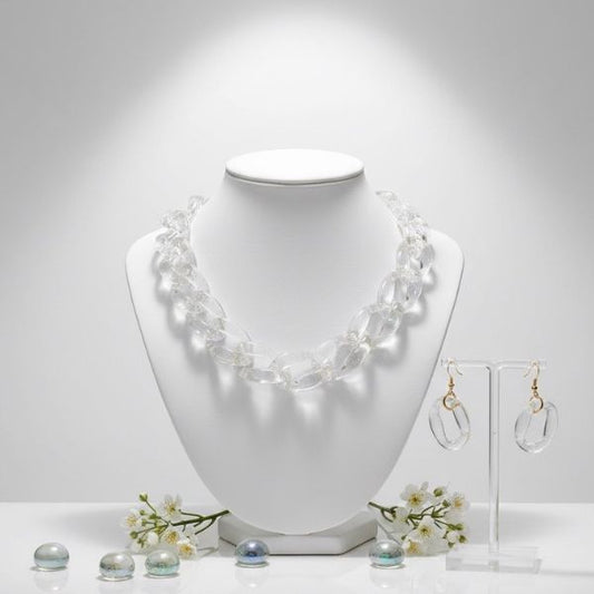 Lucite Cuban Link Necklace