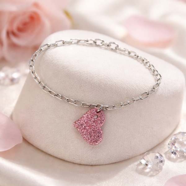 Heart Charm Bracelet