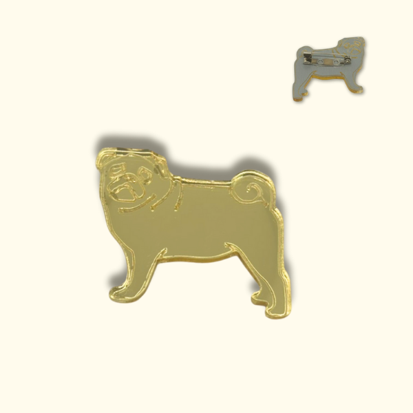 Pug Dog Pin