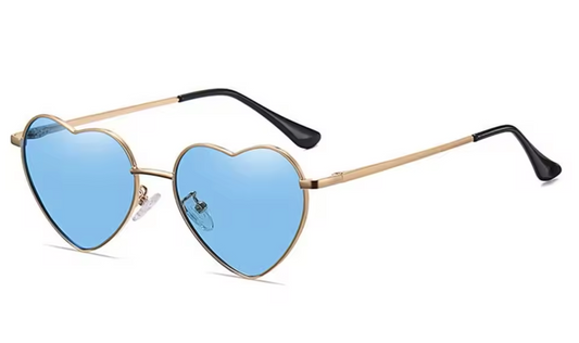 Vintage-Inspired Heart Sunglasses