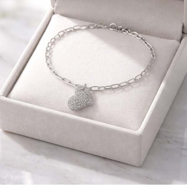 Heart Charm Bracelet