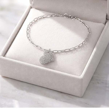 Heart Charm Bracelet