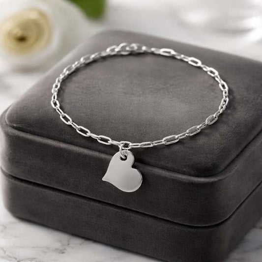 Heart Charm Bracelet