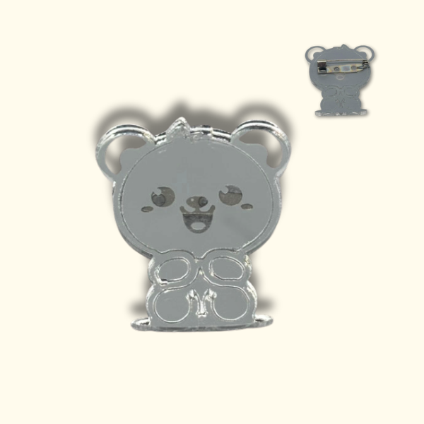 Kawaii Teddy Bear Pin