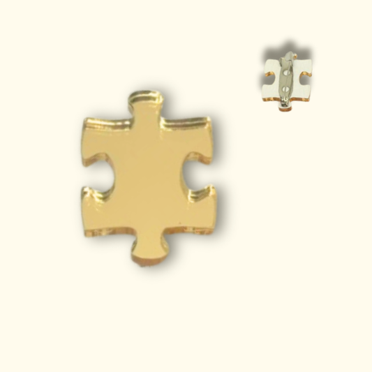 Puzzle piece pin